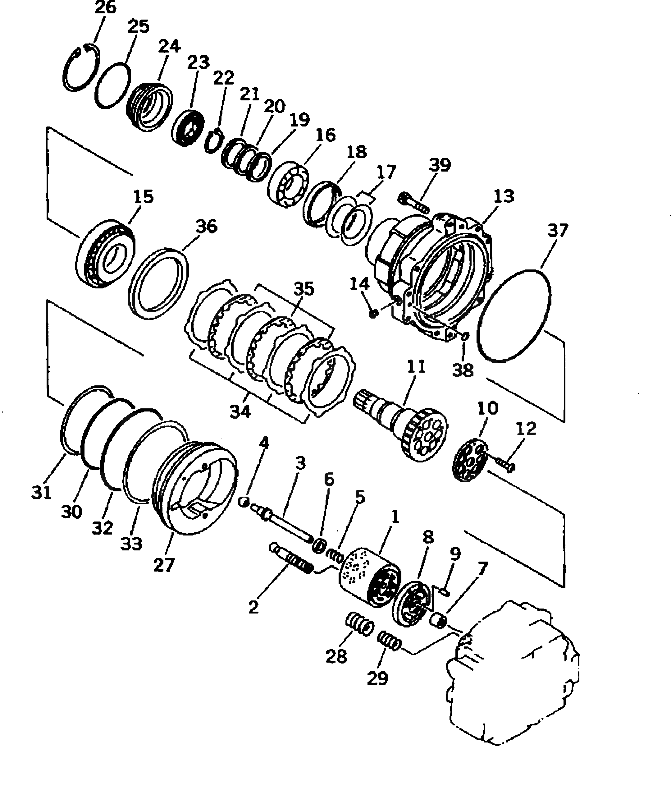 Болт 706-75-40360  Komatsu