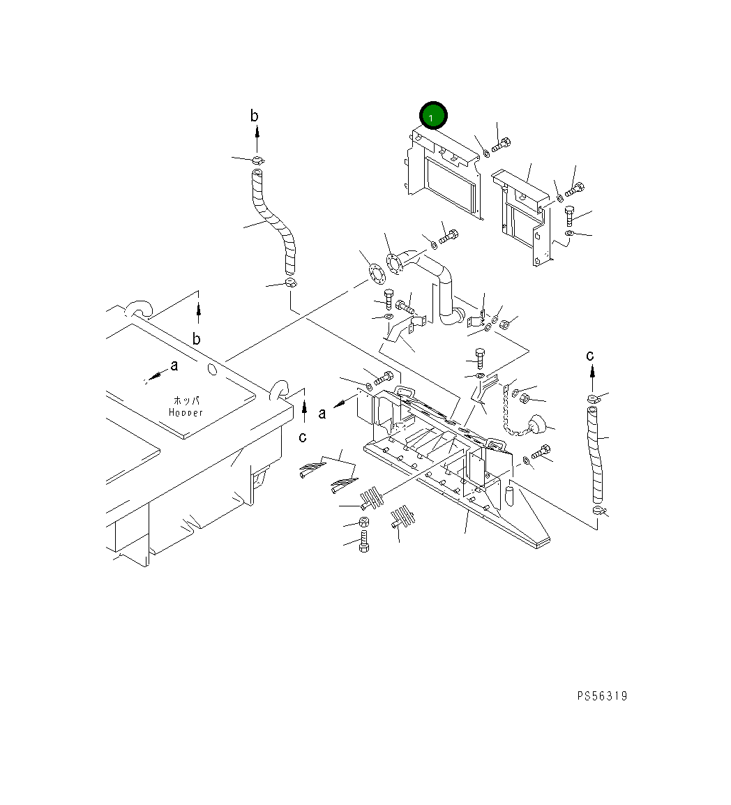 Крышка 277-70-31371 Komatsu