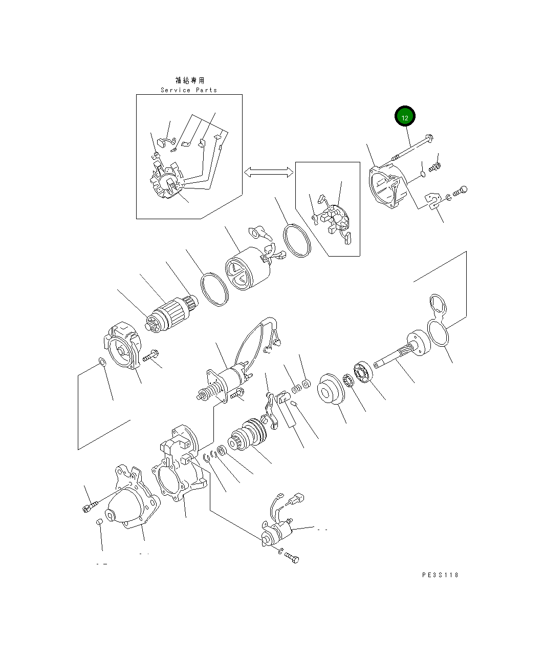 Болт SD8167-0719060 Komatsu