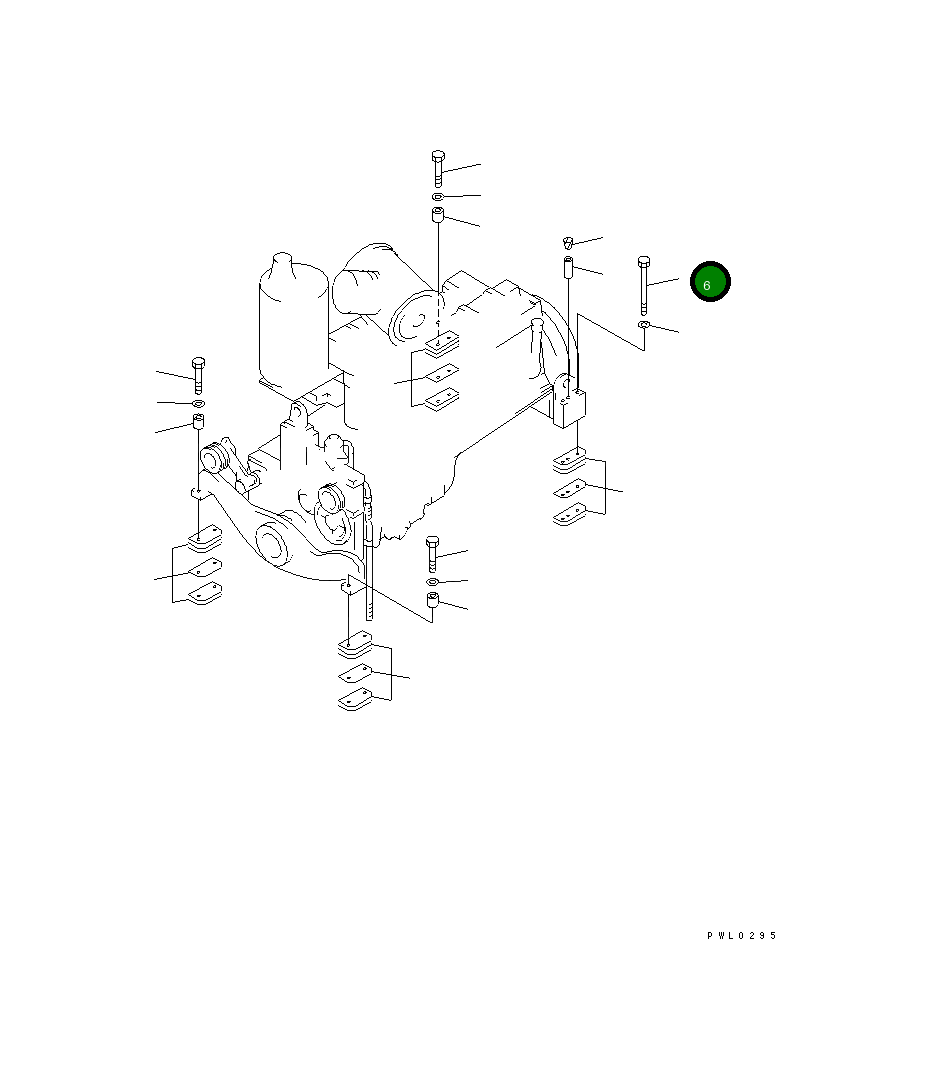 Болт 01011-52270 Komatsu