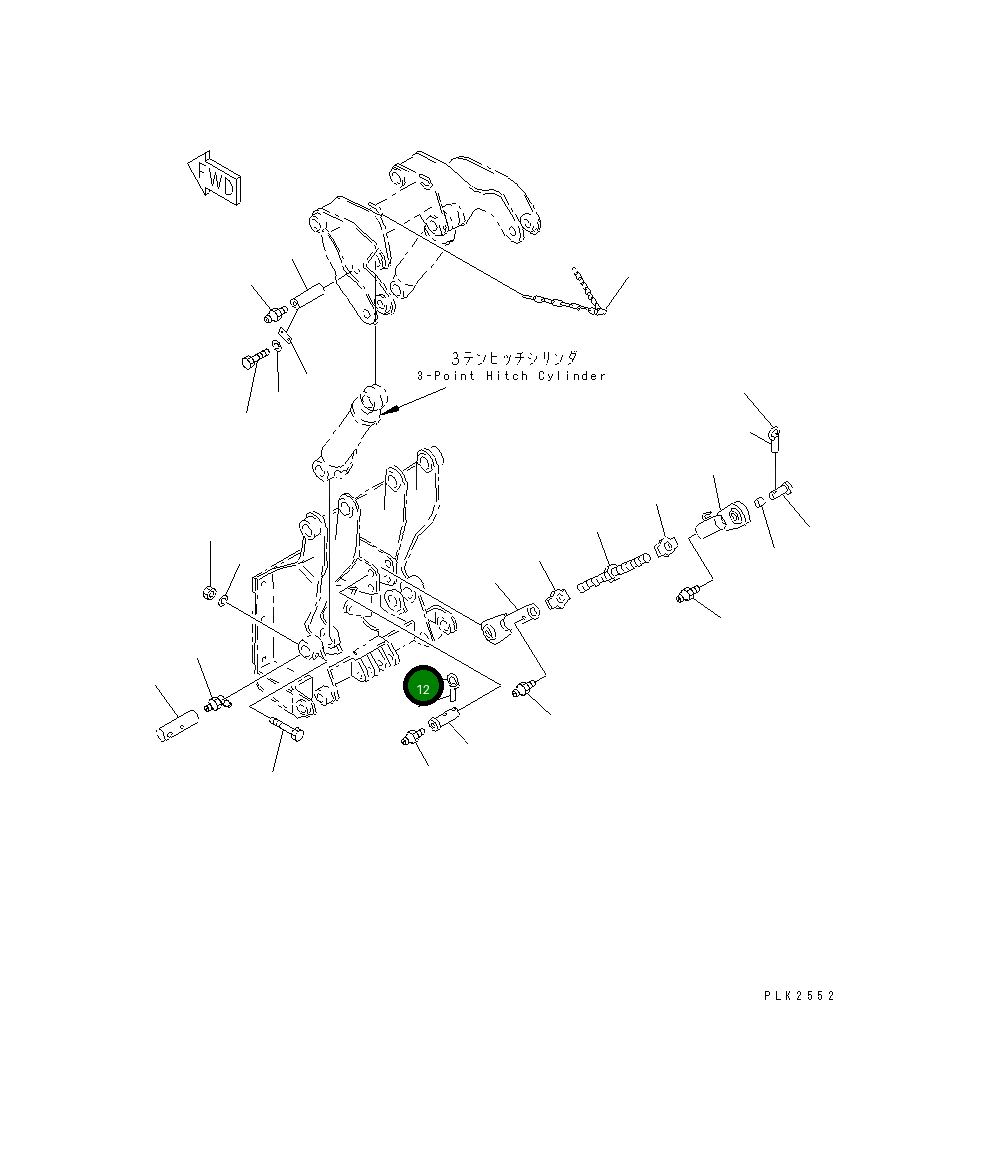 Кольцо 120-Y54-4310 Komatsu