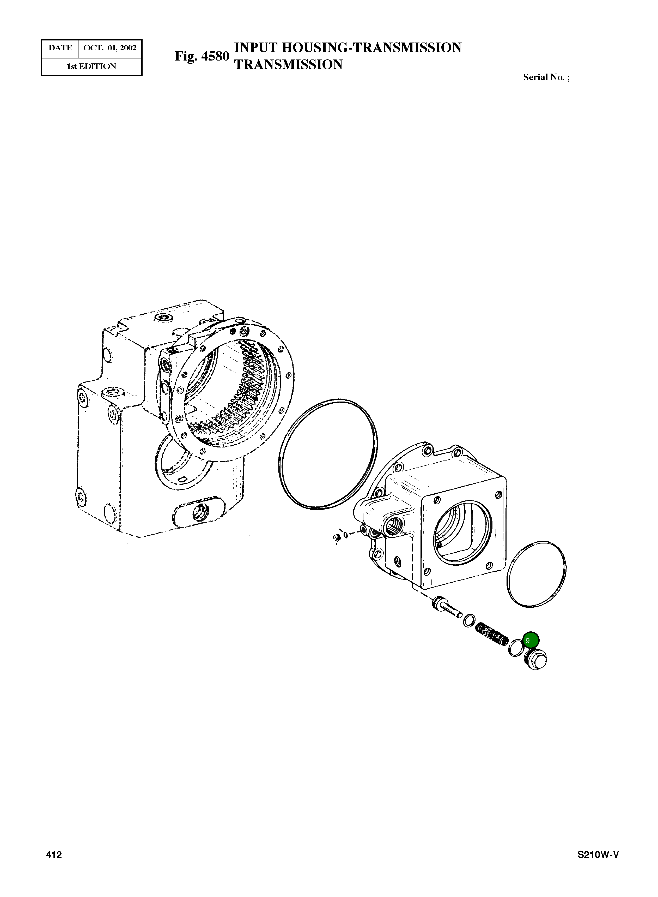 Кольцо уплотнительное (O-Ring) 0634 304 275 Komatsu