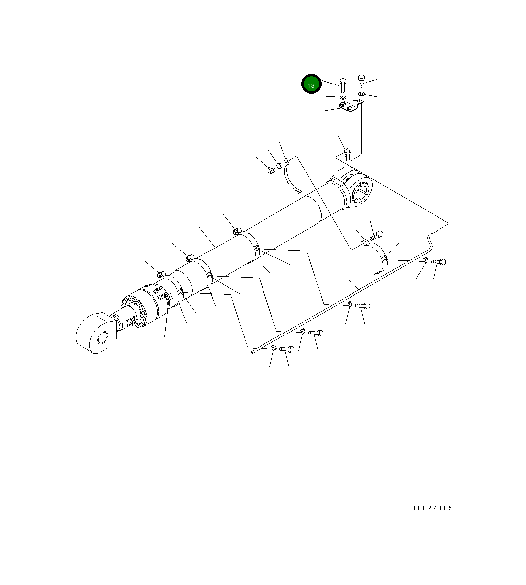 Болт DM30726299 Komatsu