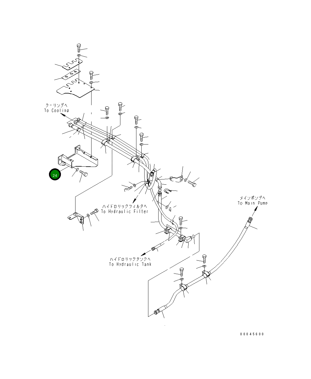 Крышка 209-62-41430  Komatsu