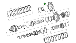 Кольцо уплотнительное (O-Ring) 0634 303 996 Komatsu