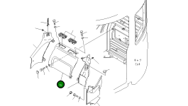 Крышка 22U-54-25291 Komatsu