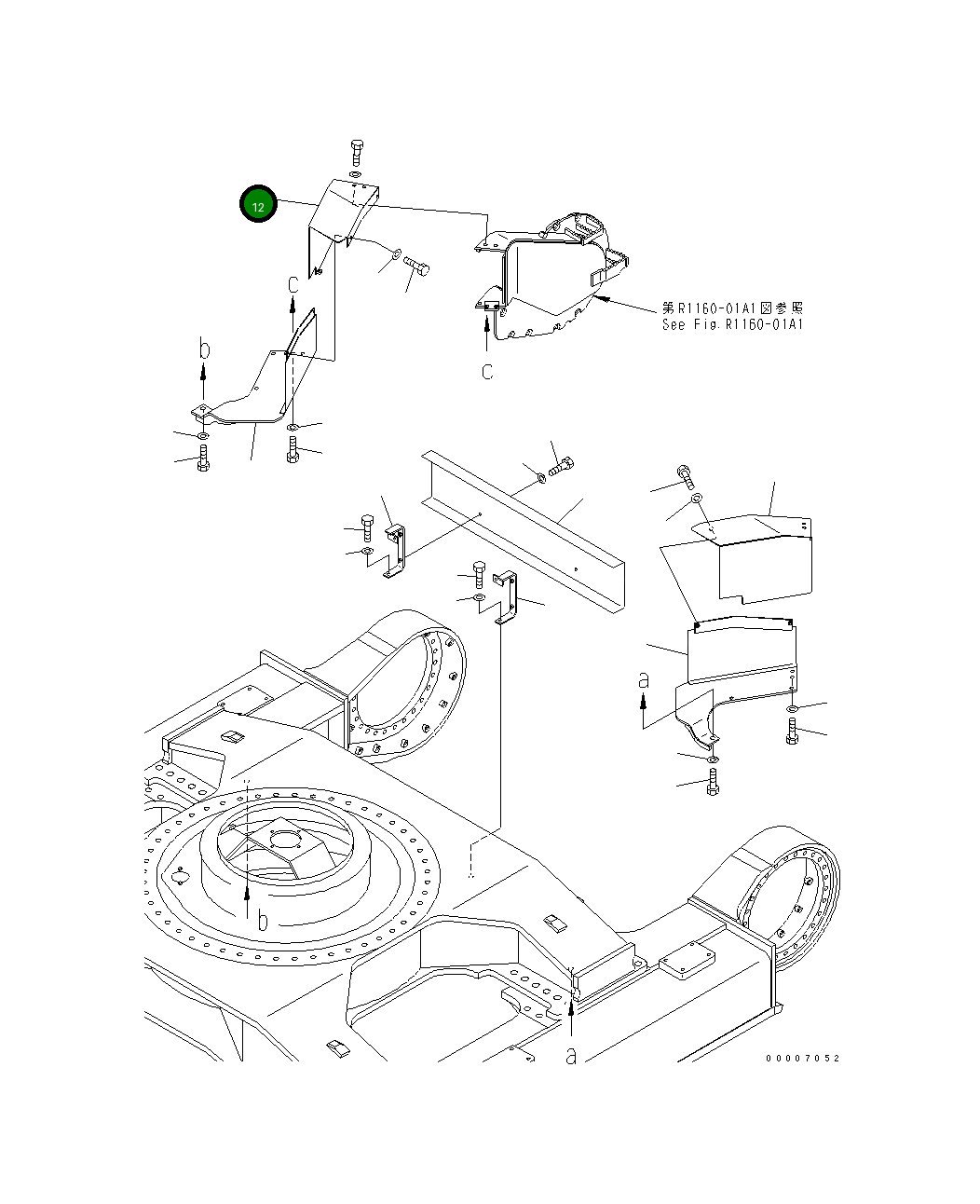 Крышка 209-30-77710 Komatsu