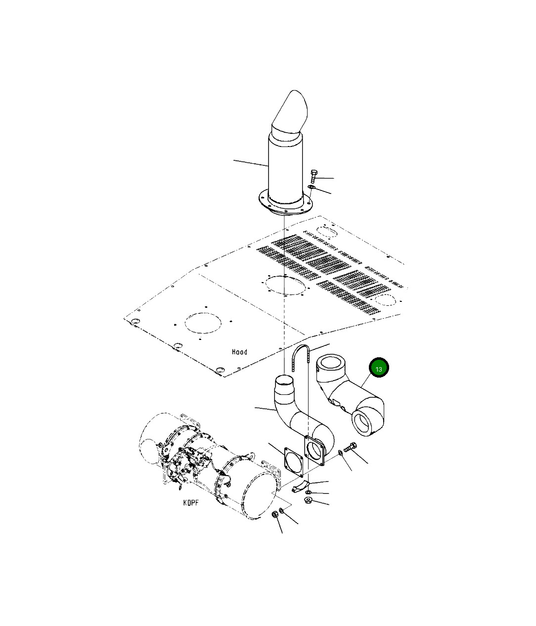 Крышка 425-02-41190 Komatsu