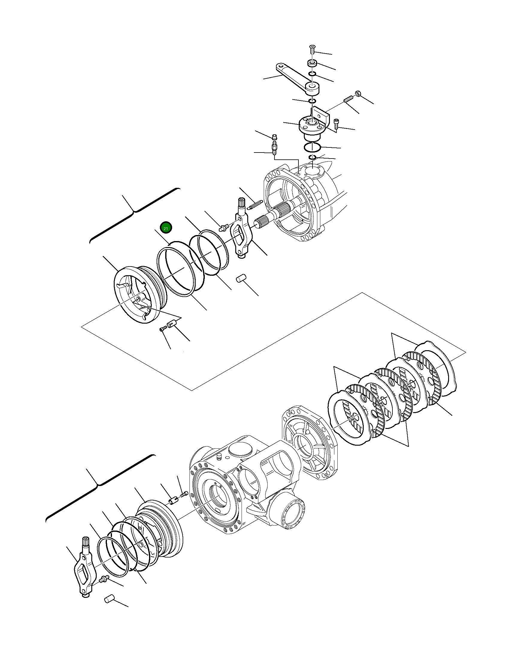 Кольцо уплотнительное (O-Ring) HU1127082 Komatsu