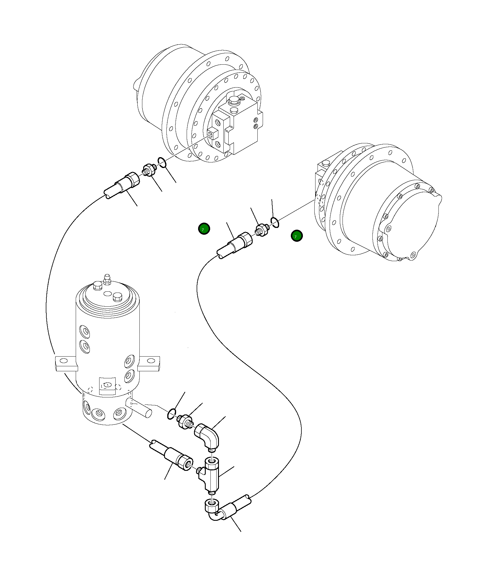 Кольцо уплотнительное (O-Ring) 21D-09-69880 Komatsu