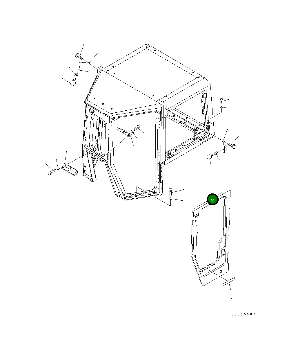 Крышка 198-Z11-2831 Komatsu