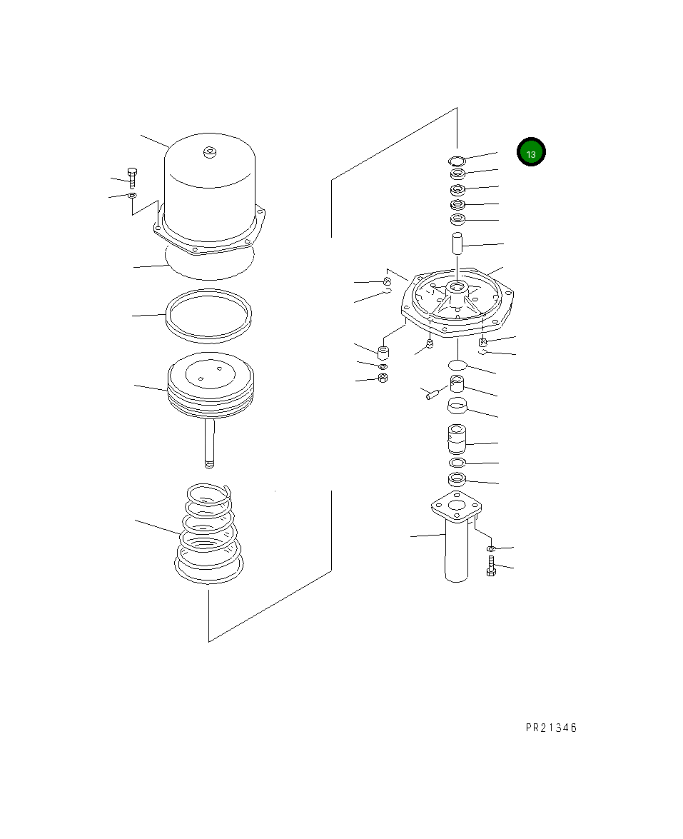 Кольцо 561-35-61550 Komatsu