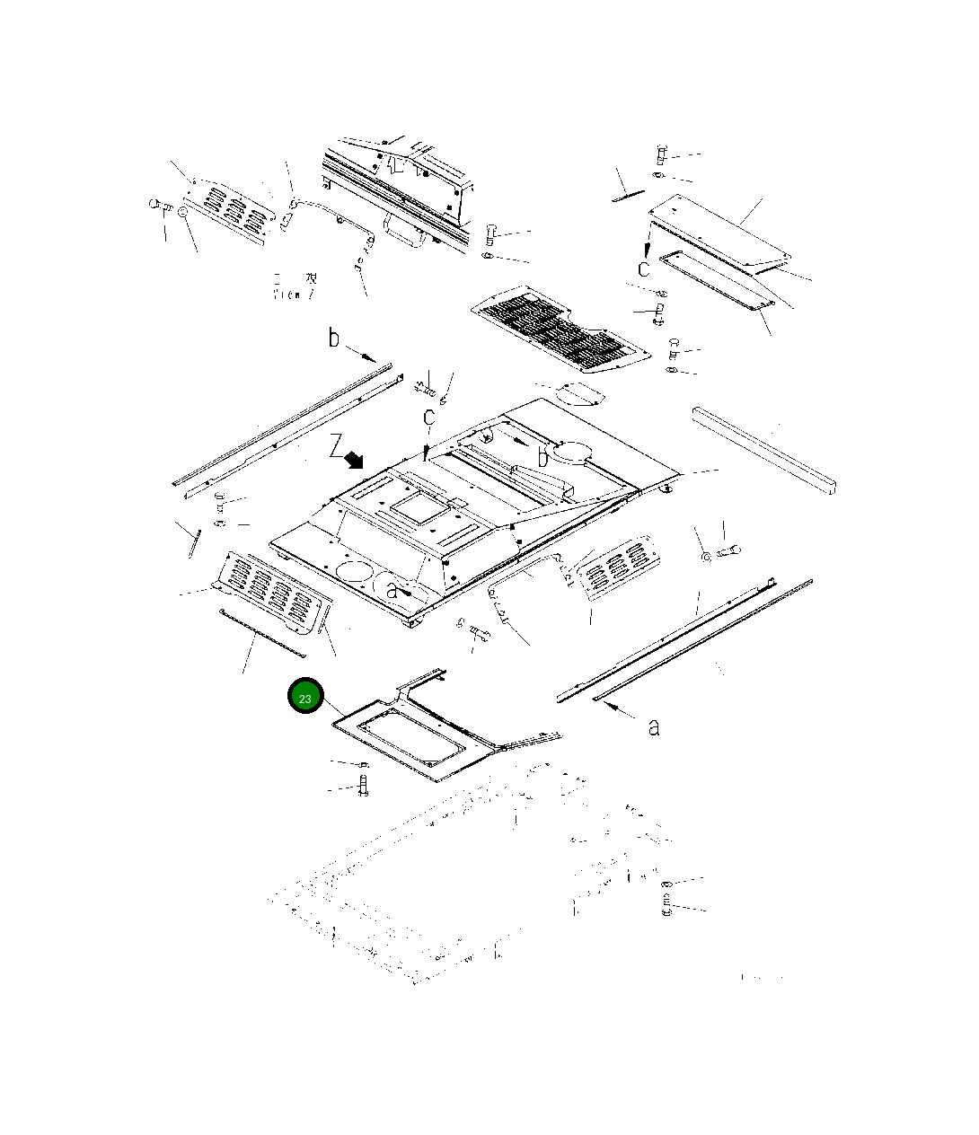 Крышка 419-54-62221 Komatsu
