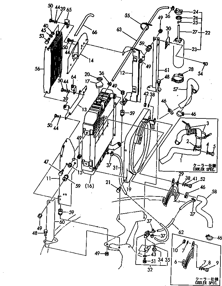 Болт YM26014-060122  Komatsu