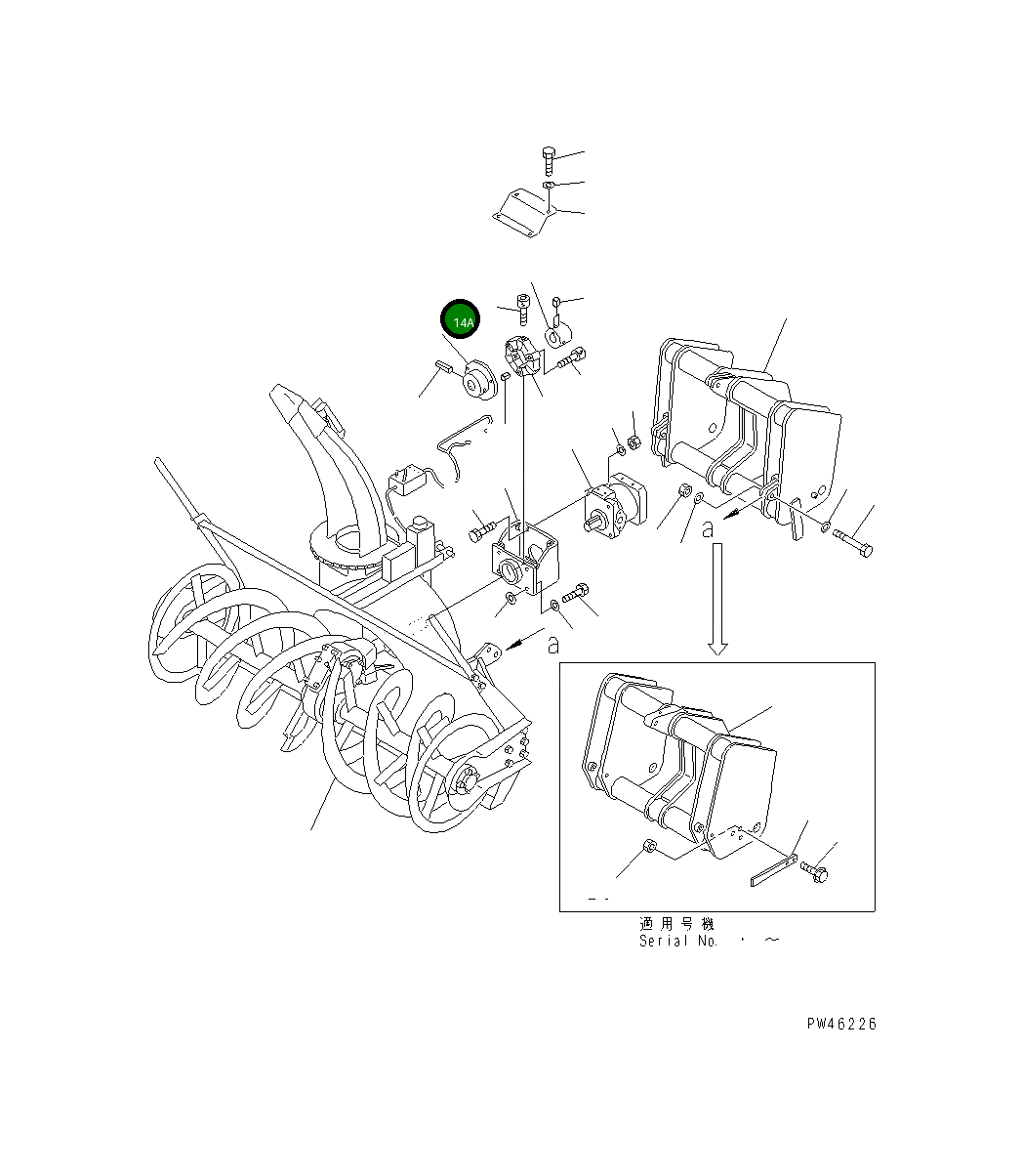 Болт 362-T57-4350 Komatsu