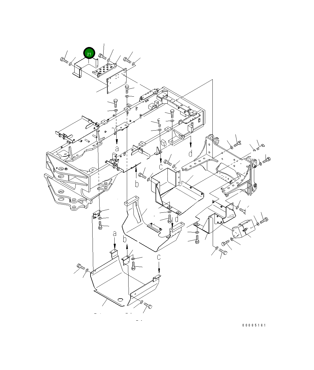Крышка 23B-915-3270 Komatsu