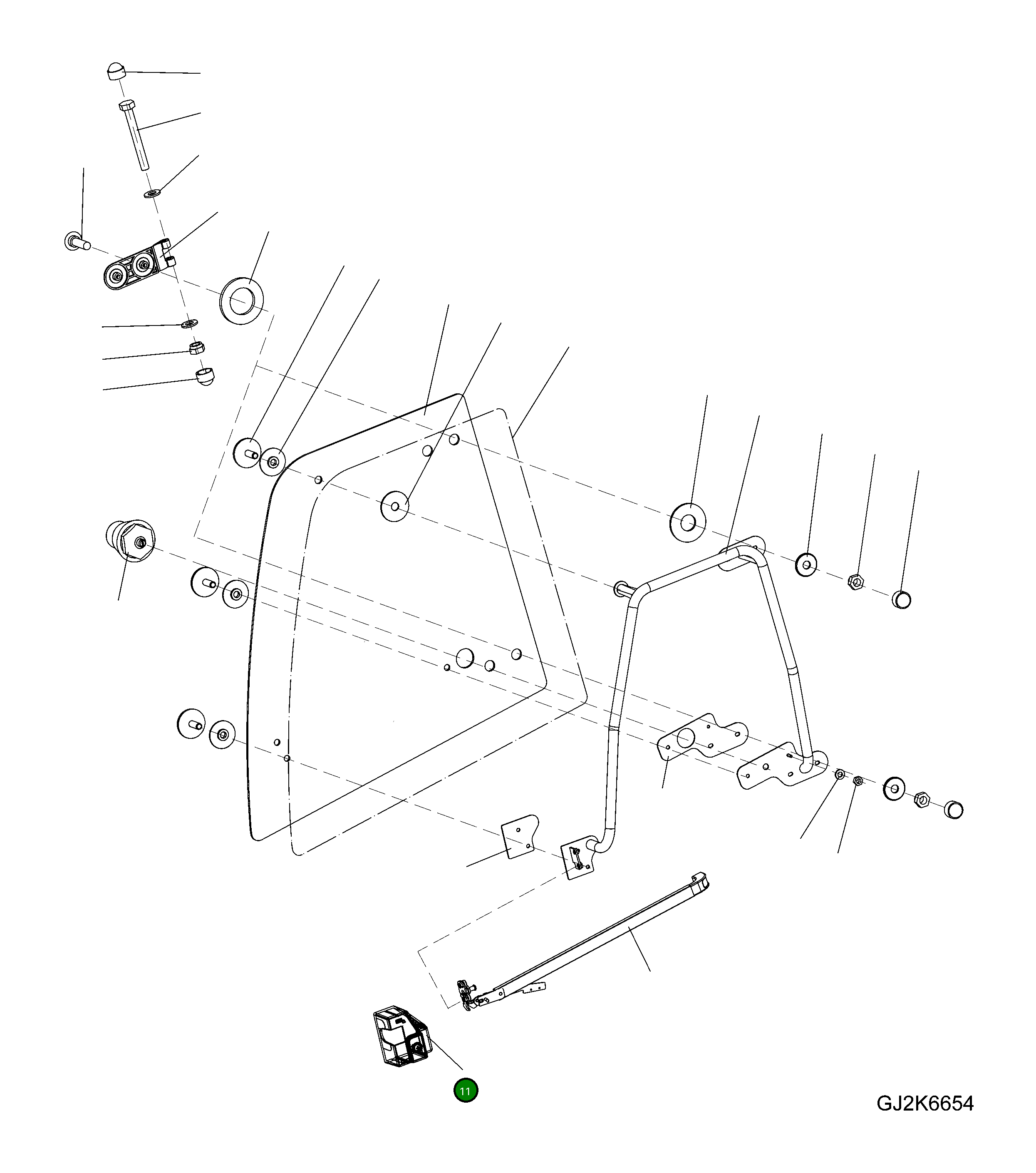 Крышка 42T-56-H0P35 Komatsu