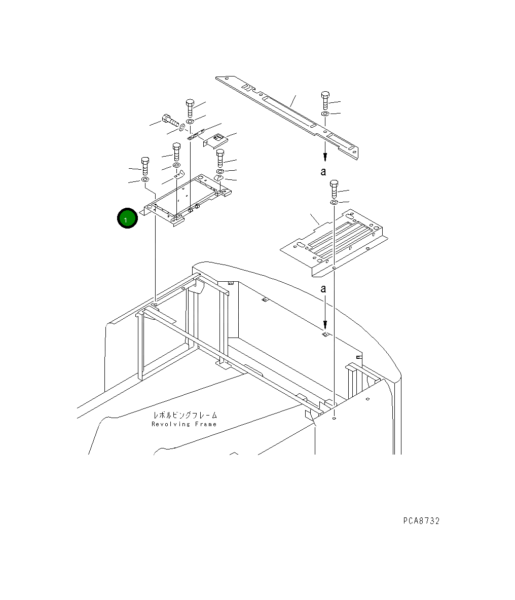 Крышка 203-54-68220 Komatsu
