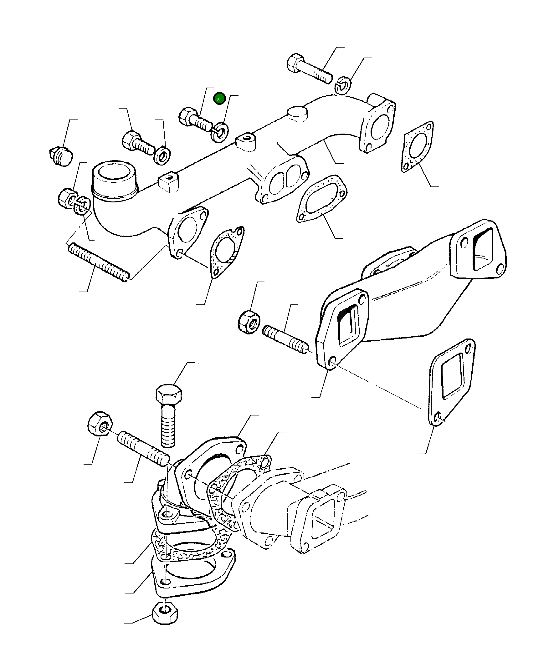 Болт PK0746424 Komatsu