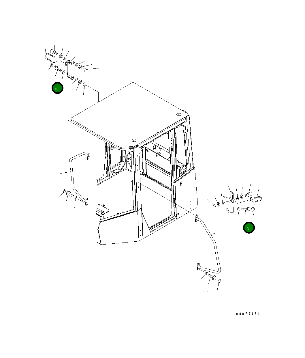 Болт 218409 Komatsu