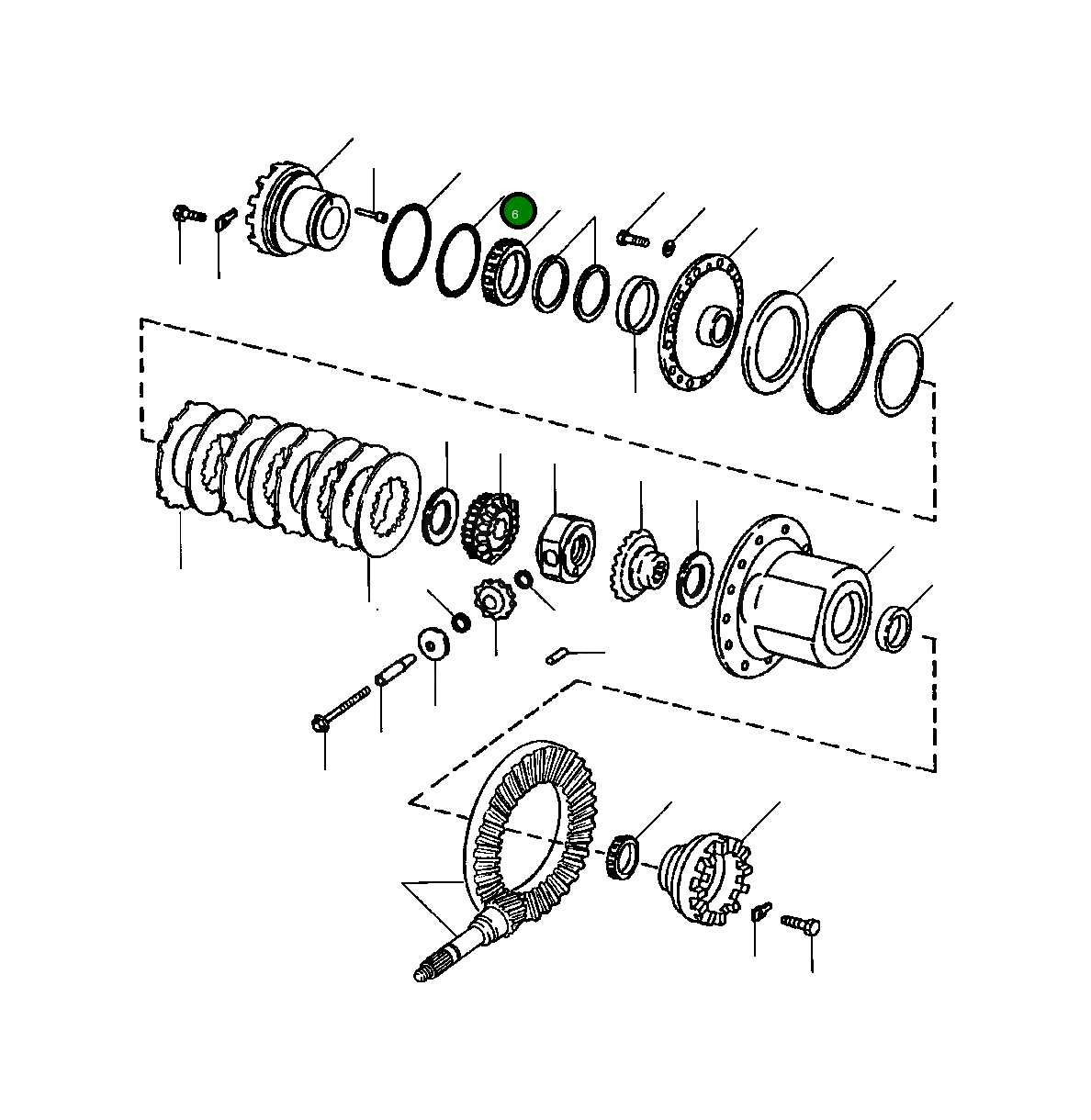 Кольцо уплотнительное (O-Ring) 1439 323 H1 Komatsu