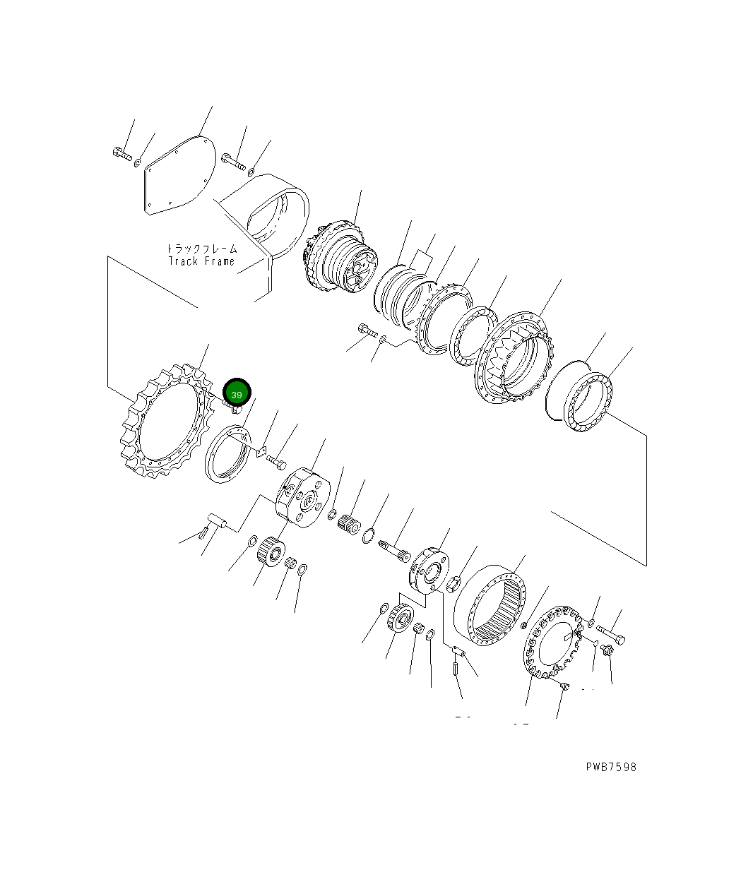 Болт 207-27-K1130 Komatsu
