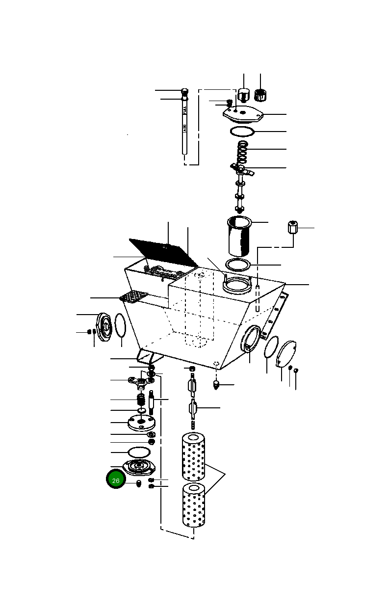 Крышка 68 932 Komatsu