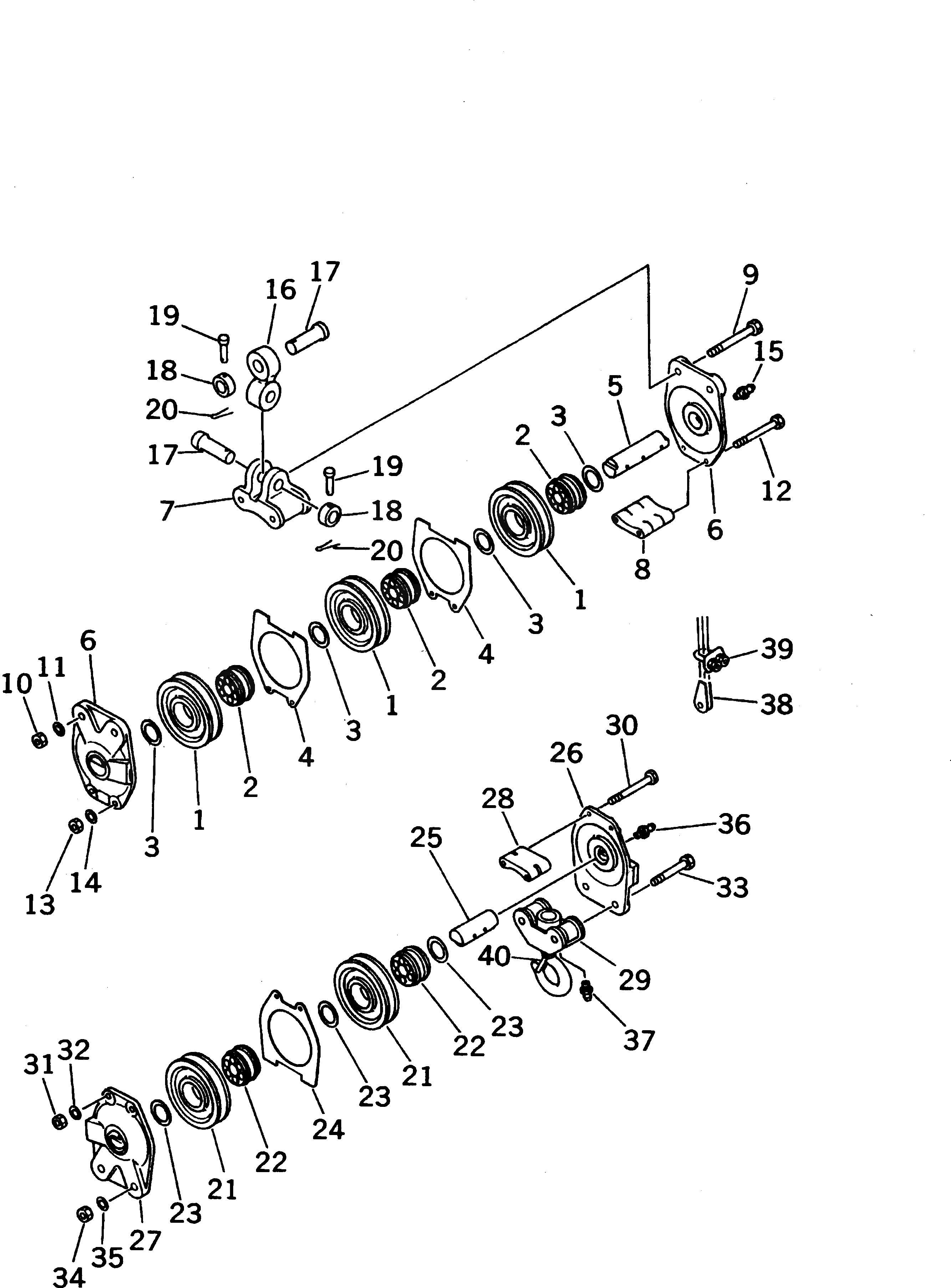 Болт 156-70-12260  Komatsu