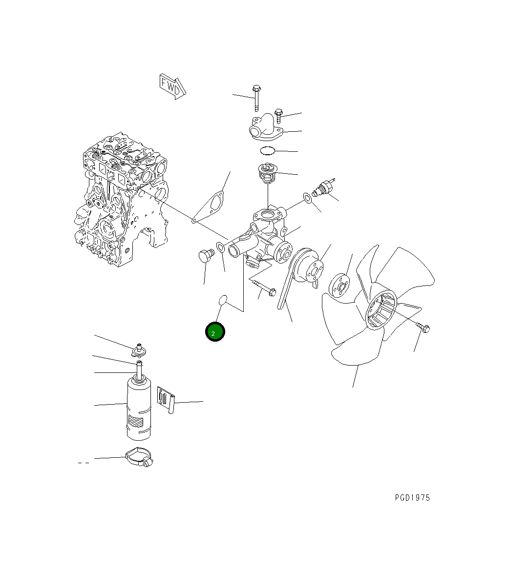 Кольцо уплотнительное (O-Ring) YM119225-42320 Komatsu