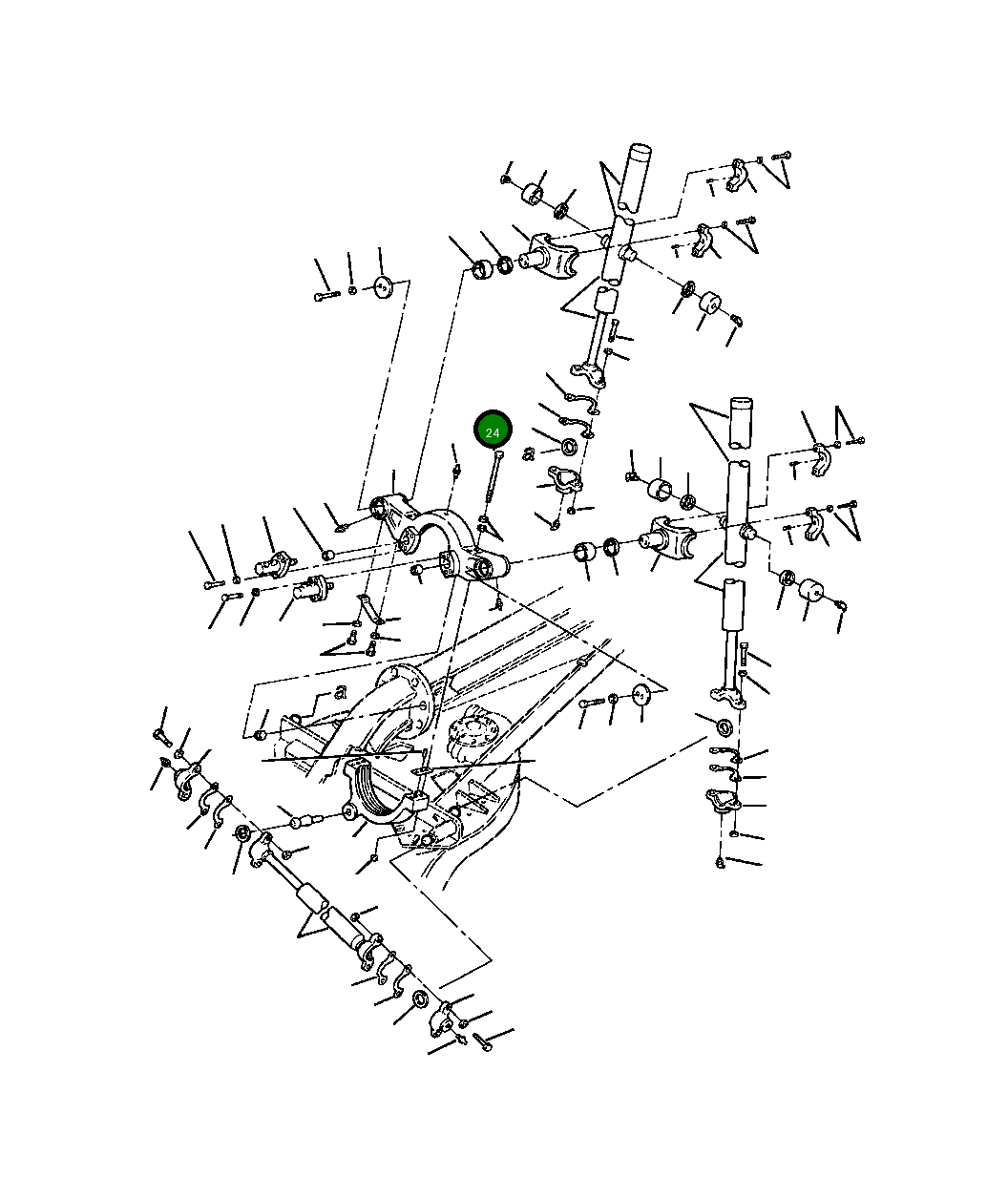 Болт 1438 366 H1 Komatsu