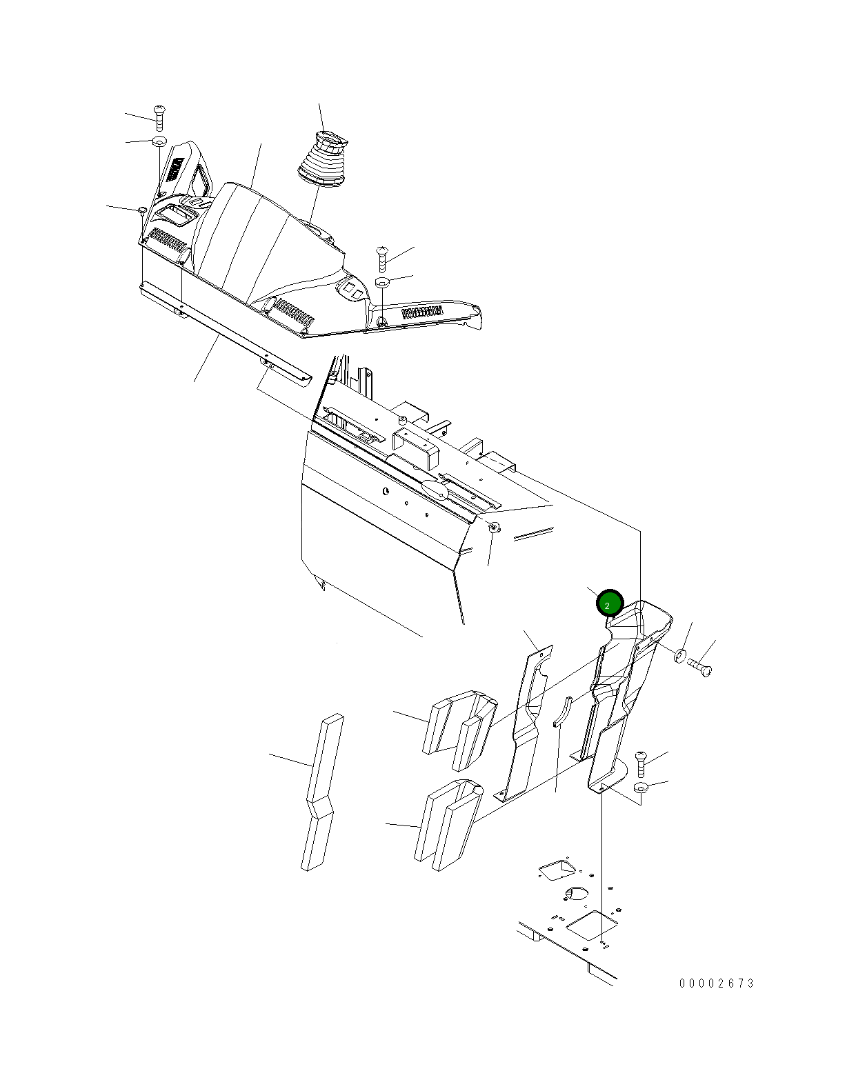 Крышка 418-54-32644  Komatsu