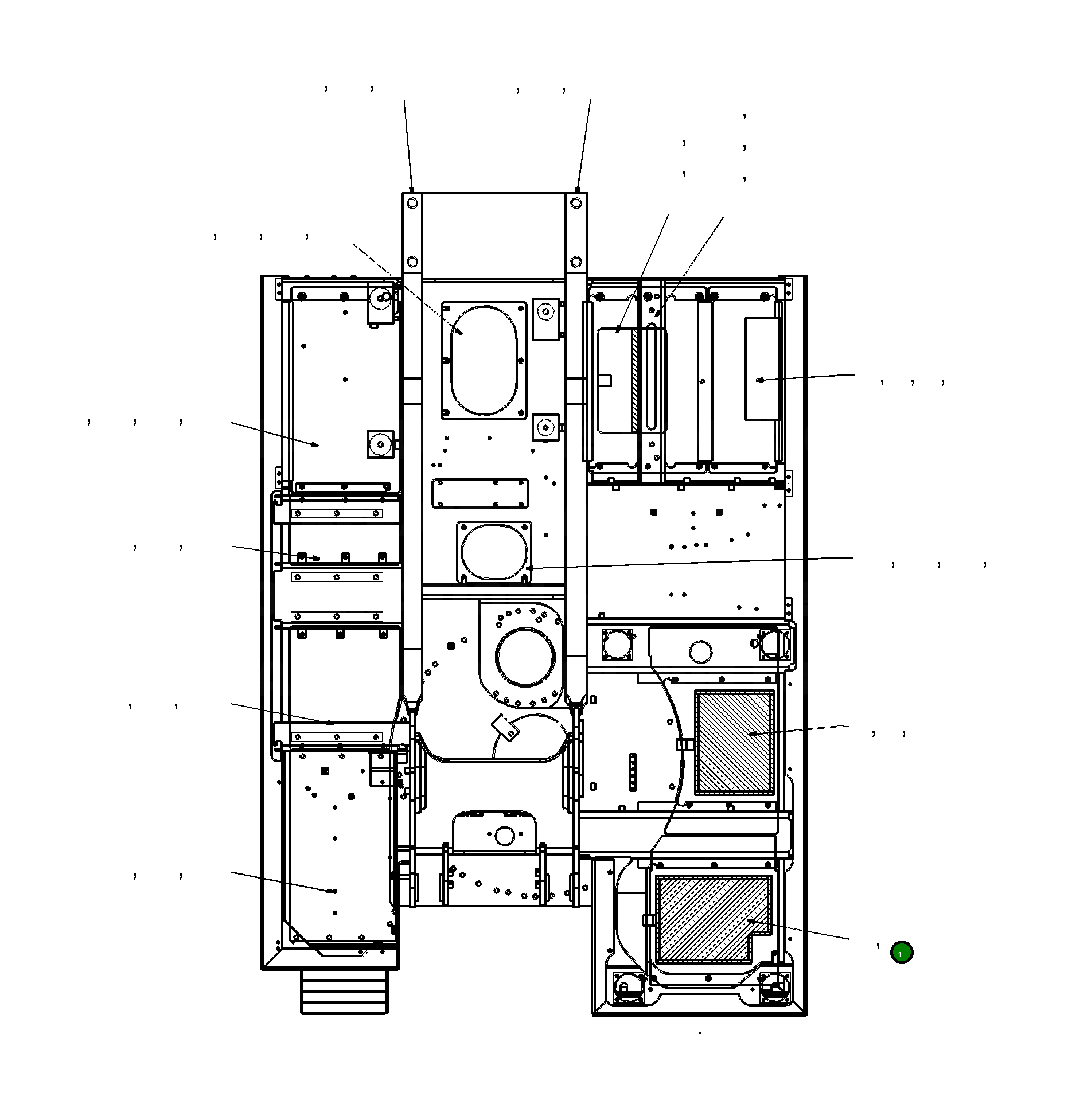 Крышка 20Y-54-KA380  Komatsu
