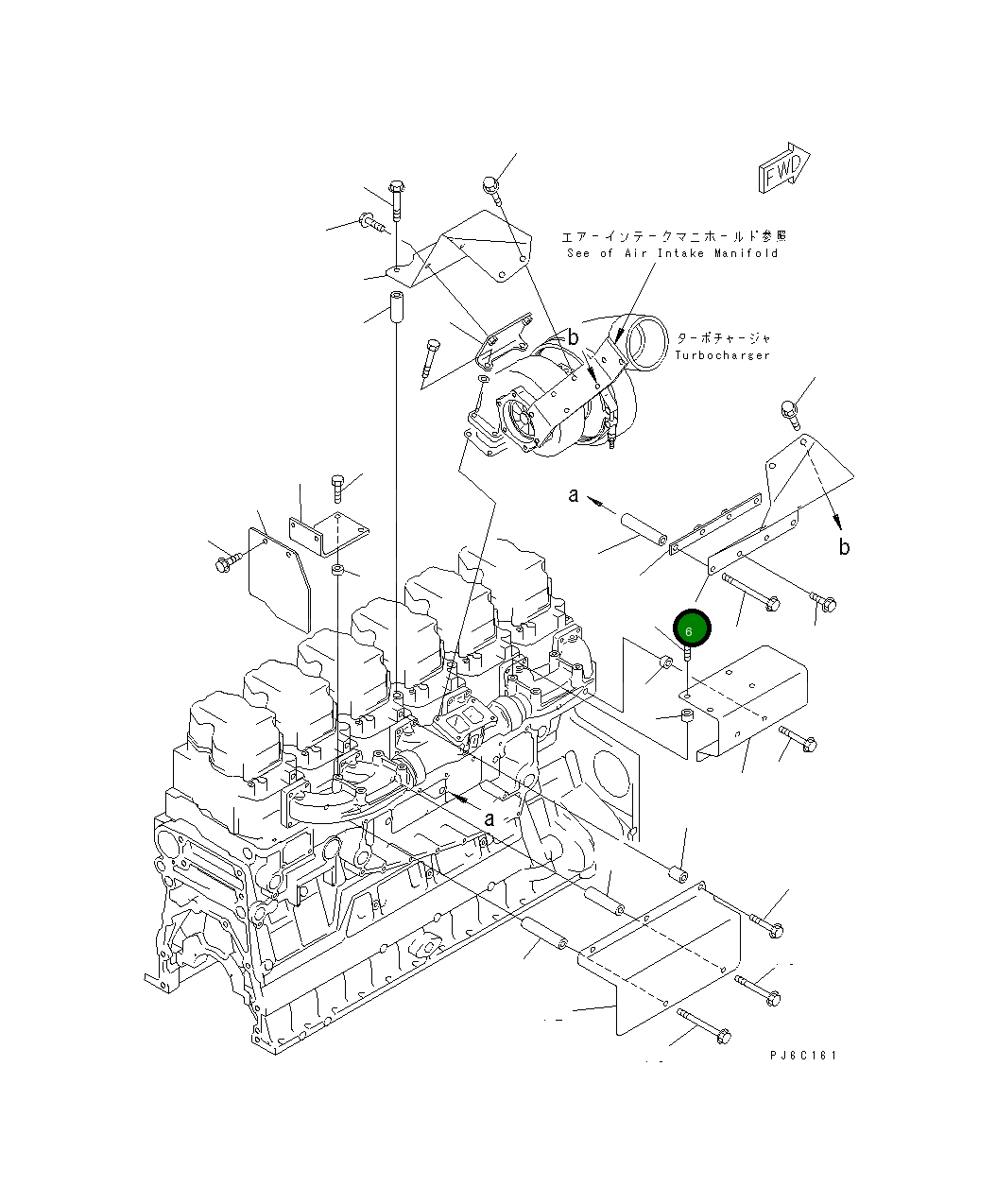 Крышка 6218-11-5420 Komatsu