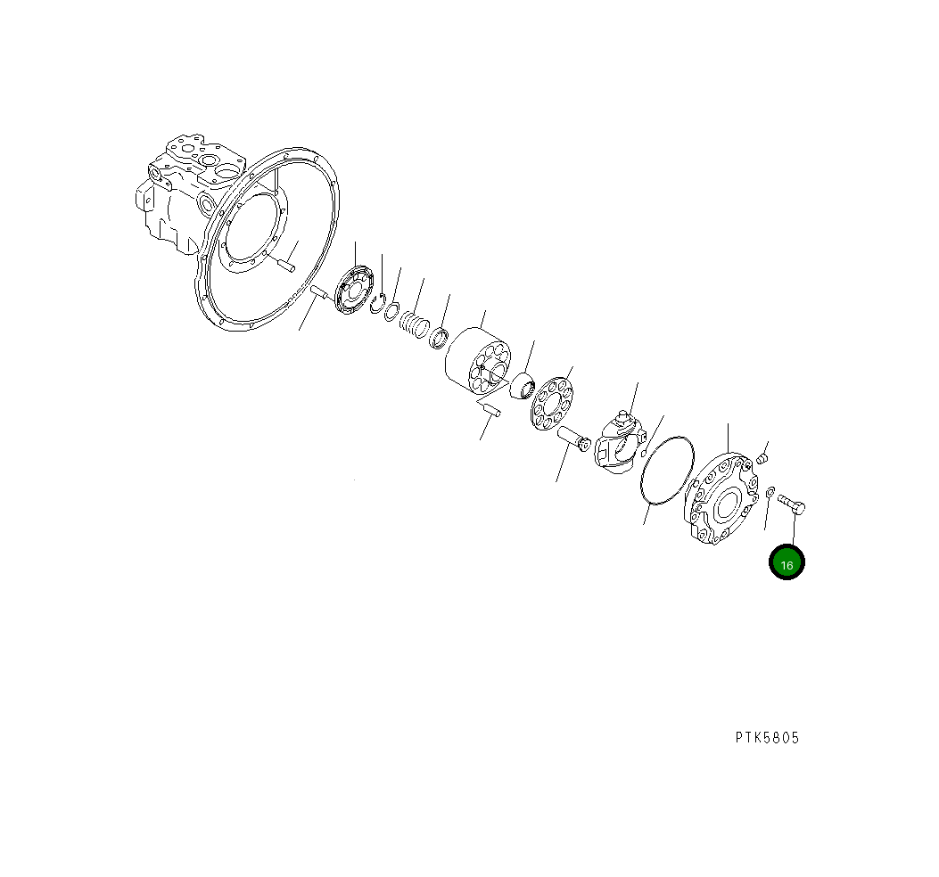 Болт 01010-81035 Komatsu