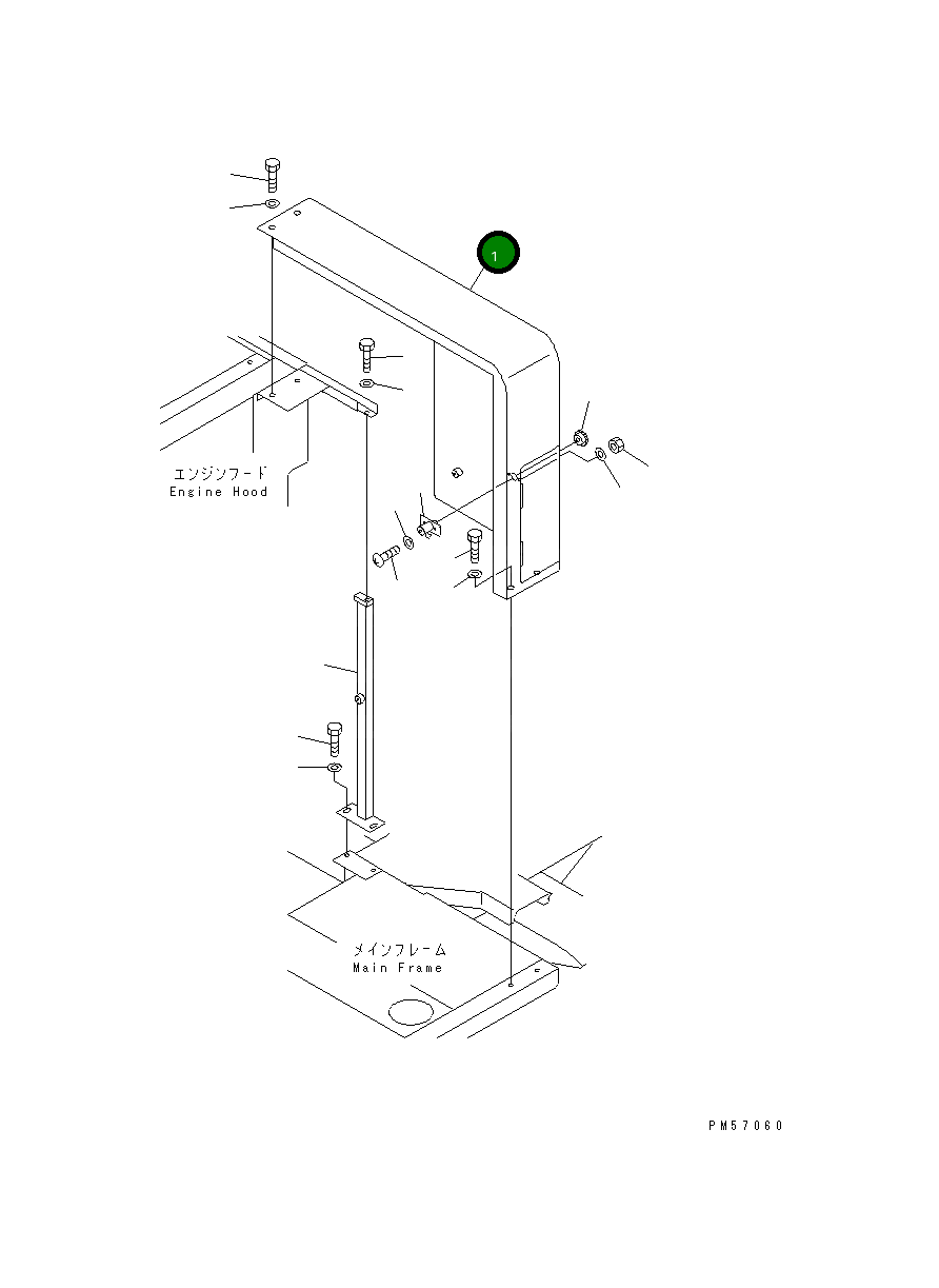 Крышка 277-54-53182 Komatsu