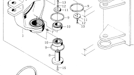 Вал BW033376 Komatsu