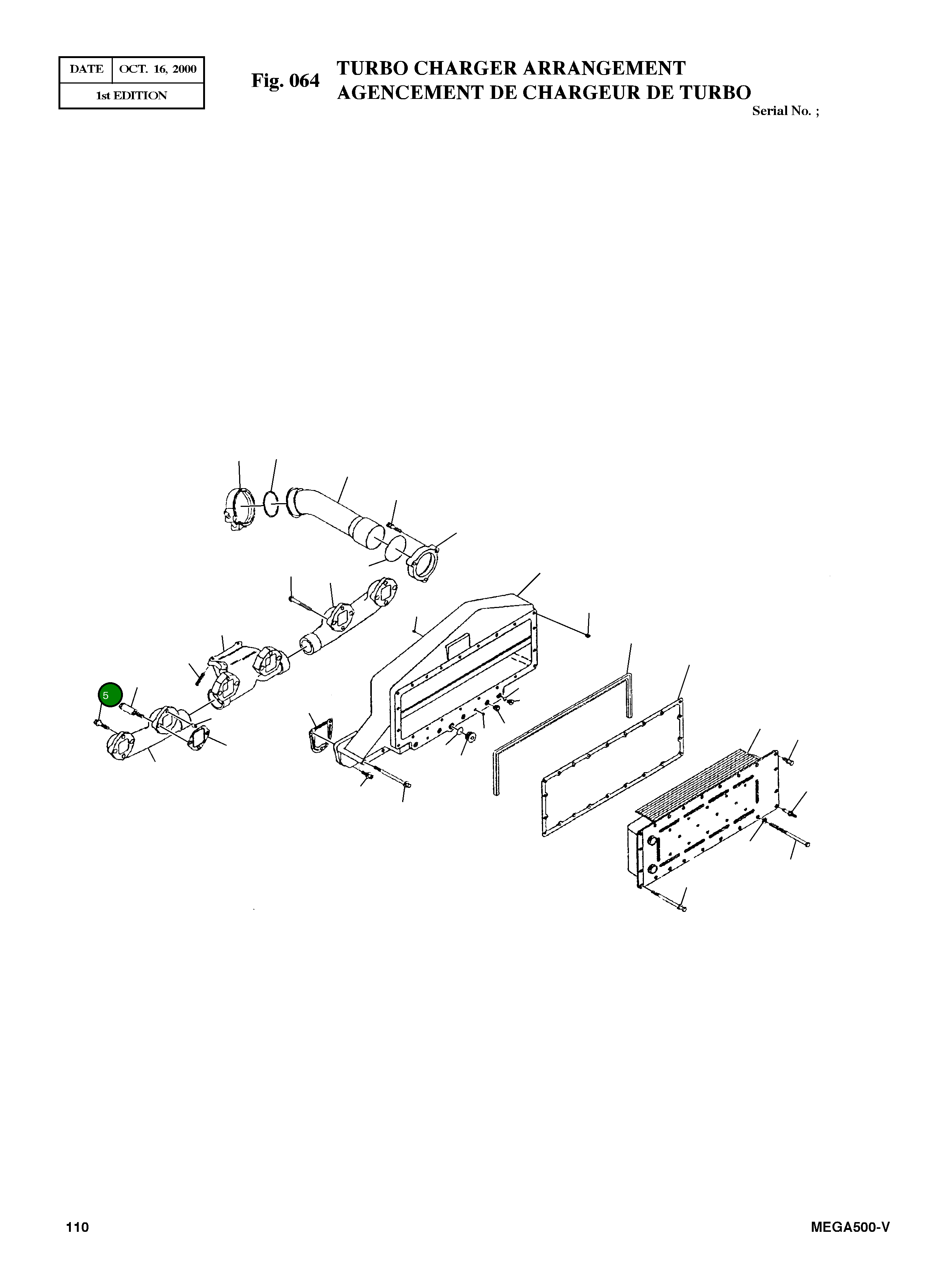 Болт 3031127  Komatsu