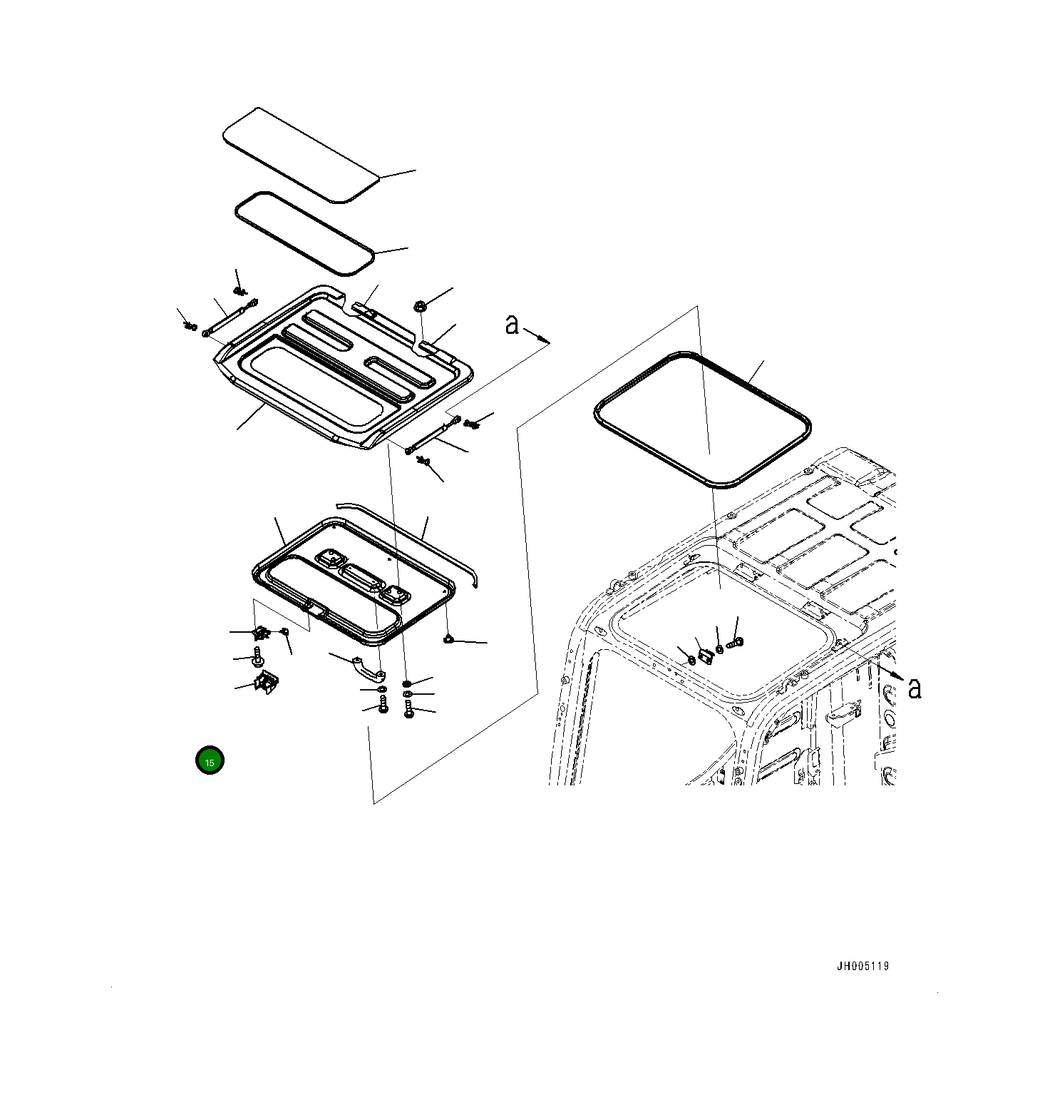 Болт 0143540610 Komatsu