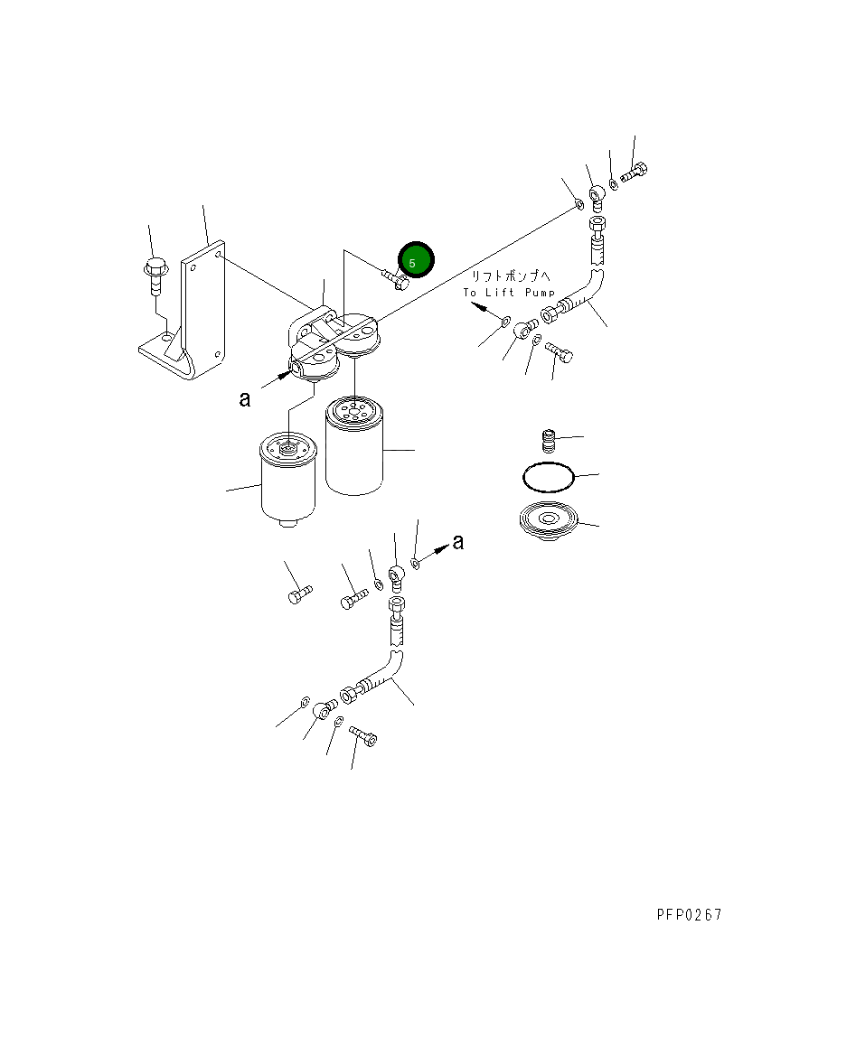 Болт 1240618H1 Komatsu