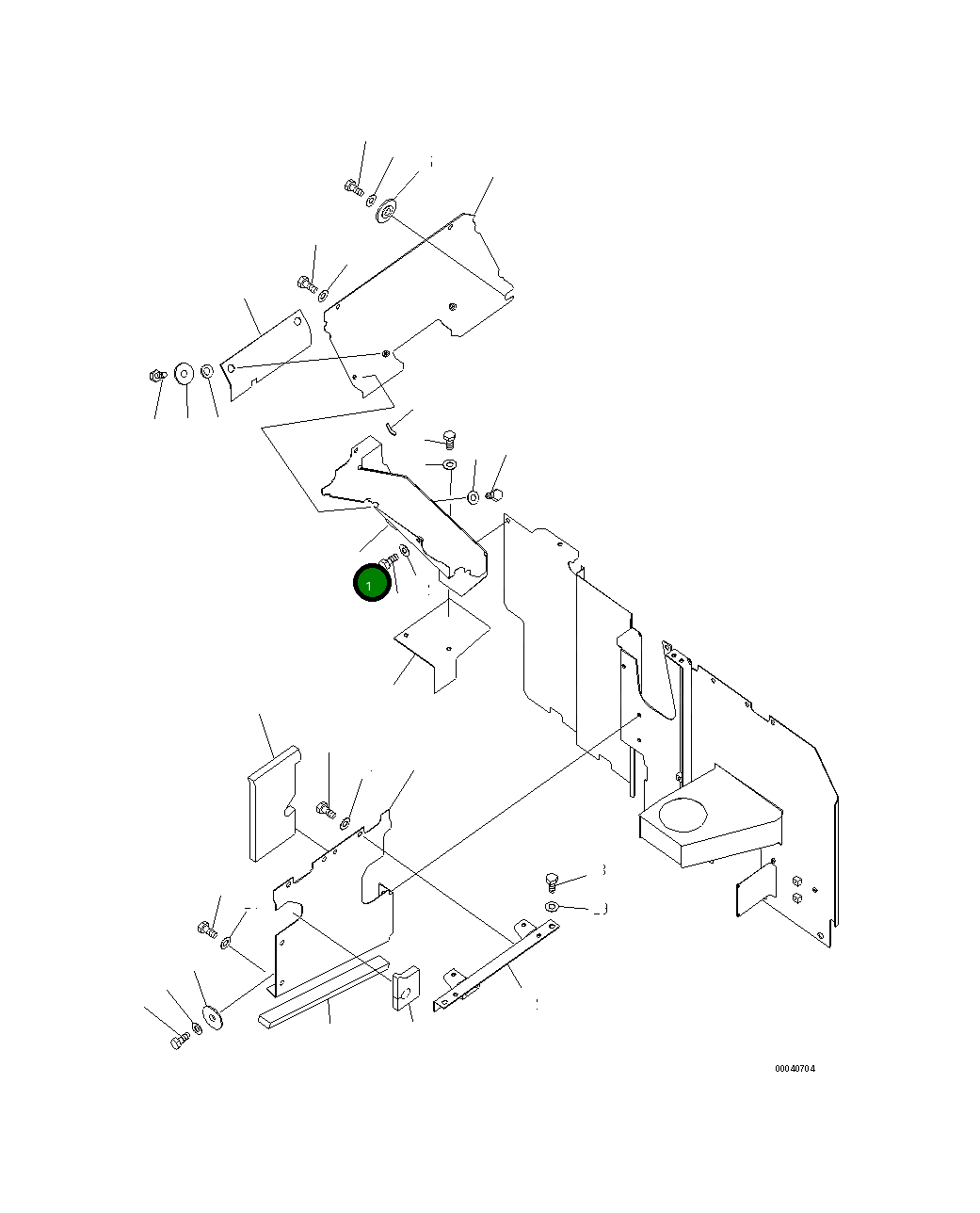 Крышка 20Y-54-78551 Komatsu
