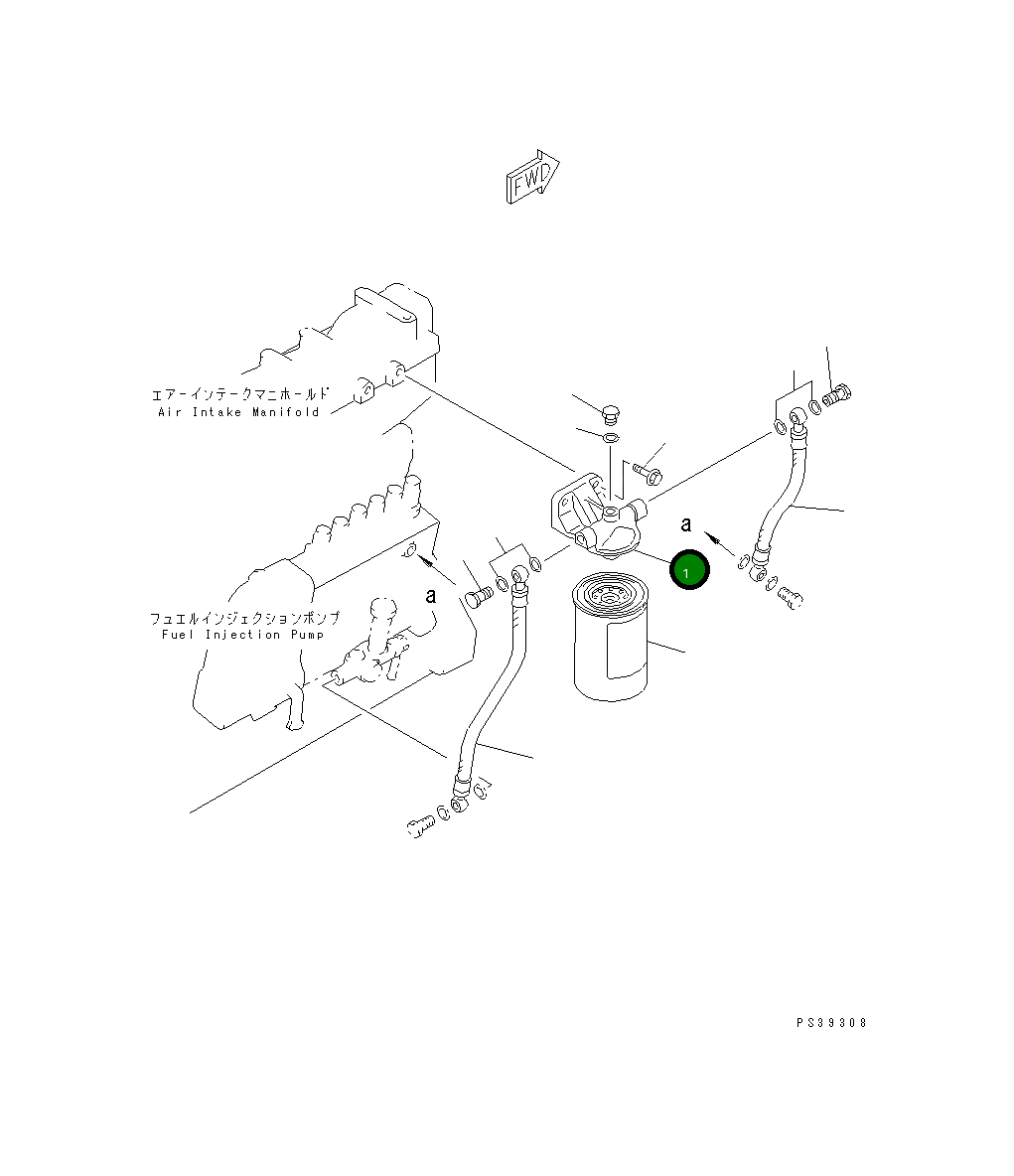 Крышка 6221-71-6111 Komatsu