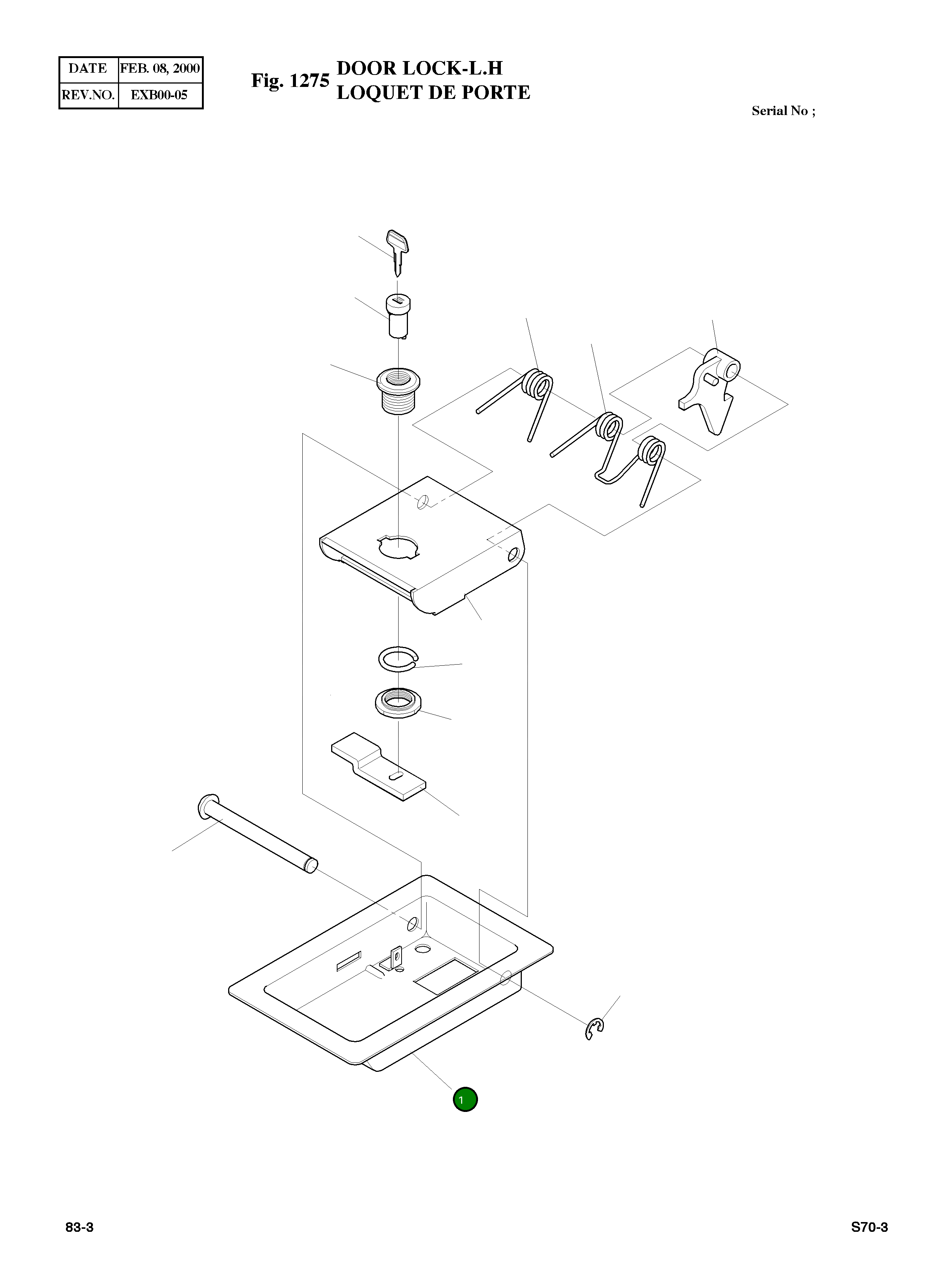Крышка 2125-9023-01 Komatsu
