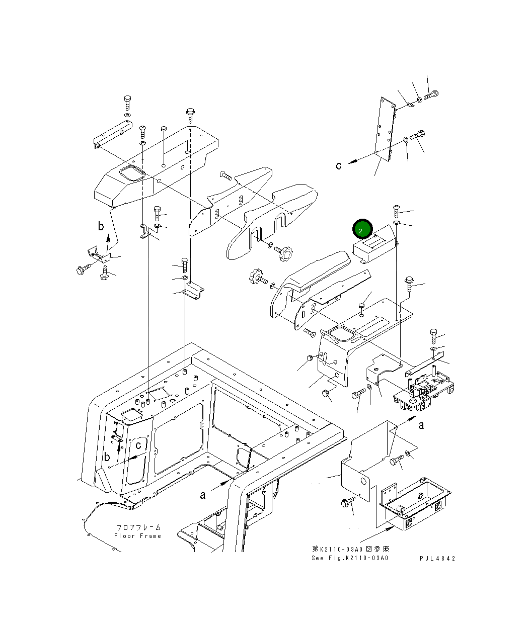 Крышка 198-54-56652 Komatsu