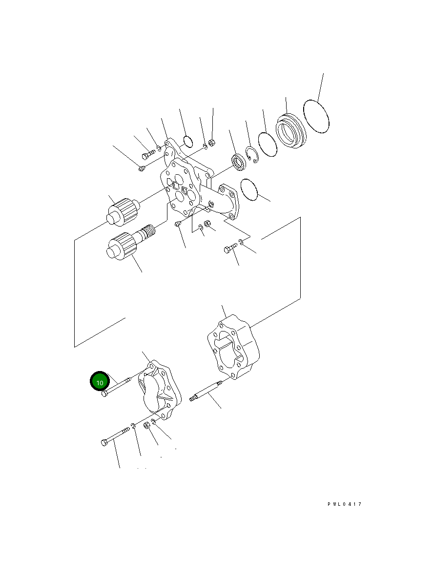 Болт 01011-81415 Komatsu