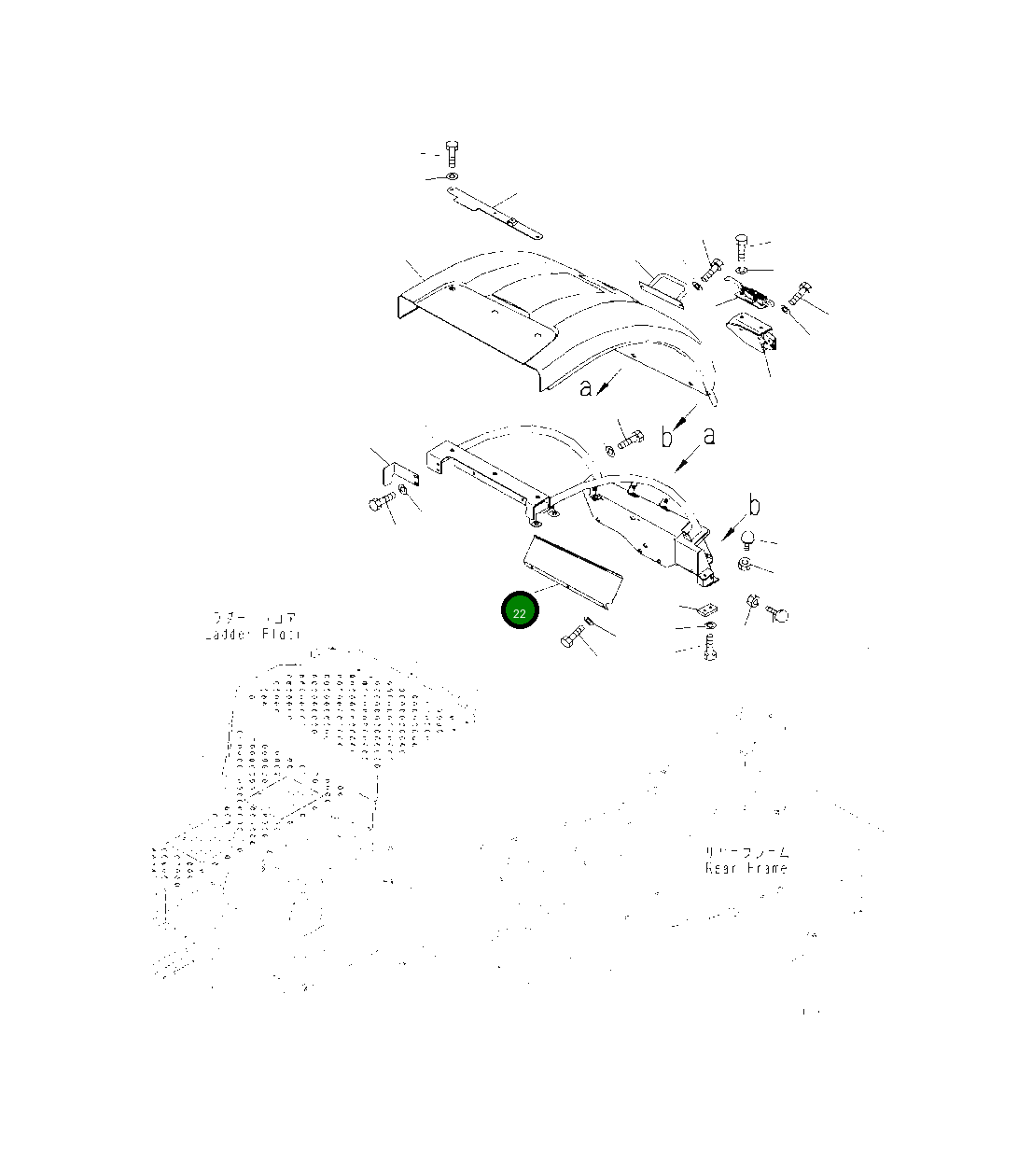 Крышка 425-54-52491 Komatsu