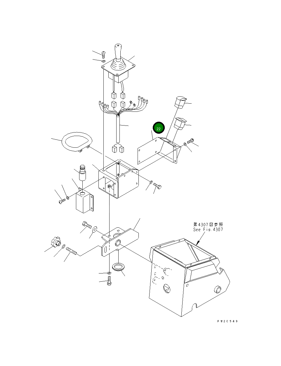 Крышка 234-06-53231 Komatsu