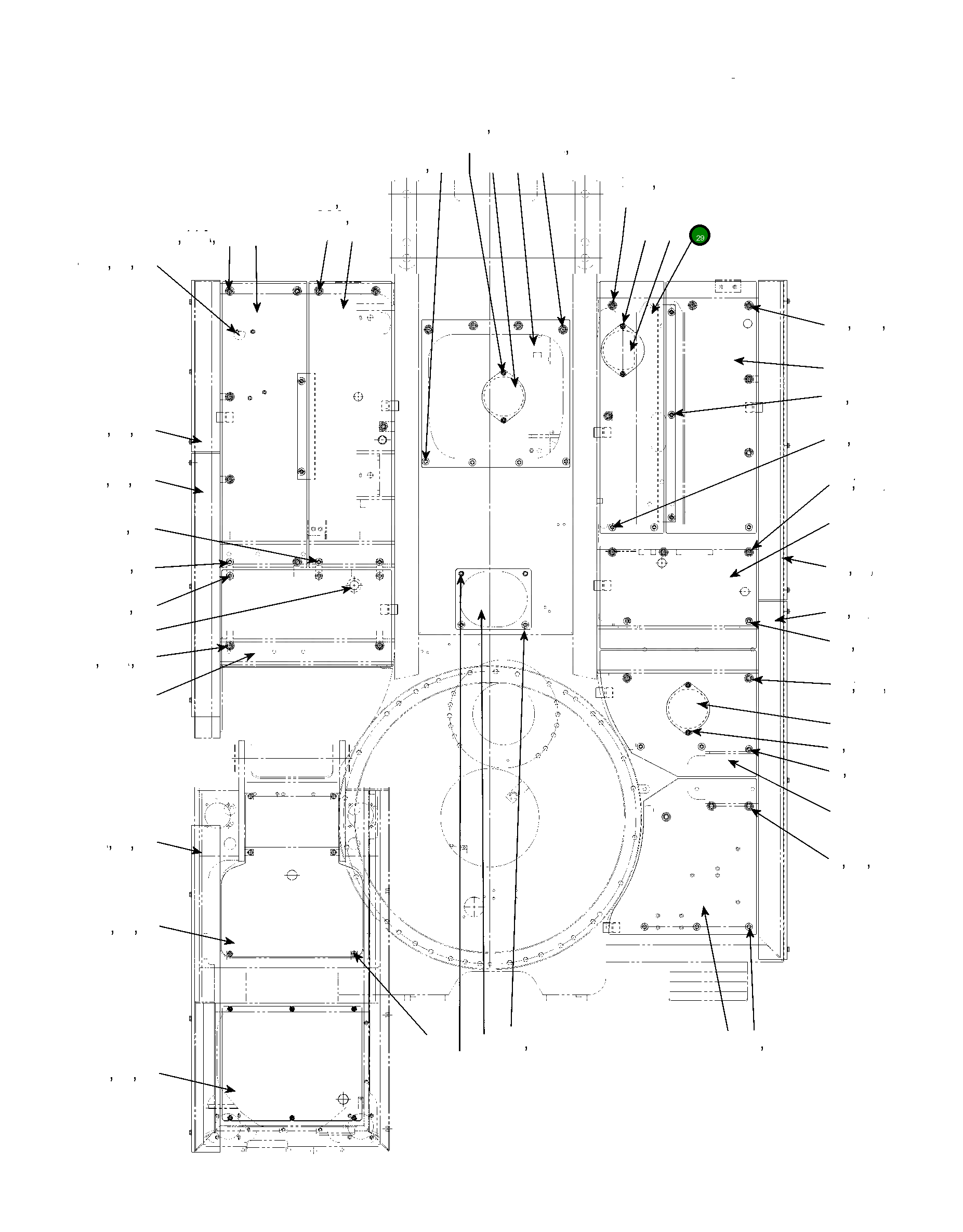 Крышка 207-54-KB730 Komatsu