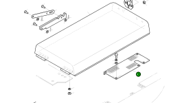 Крышка 2621-2439A Komatsu