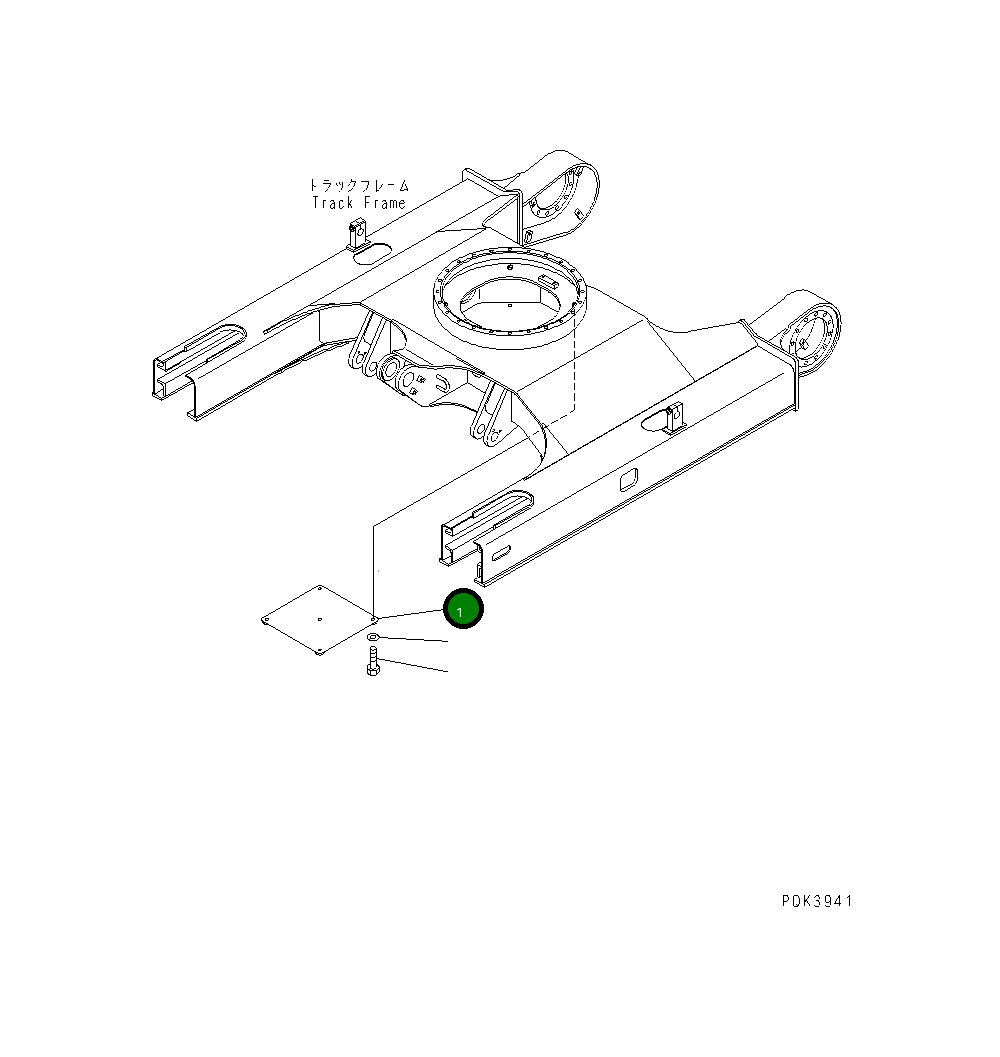 Крышка 21W-30-37120 Komatsu