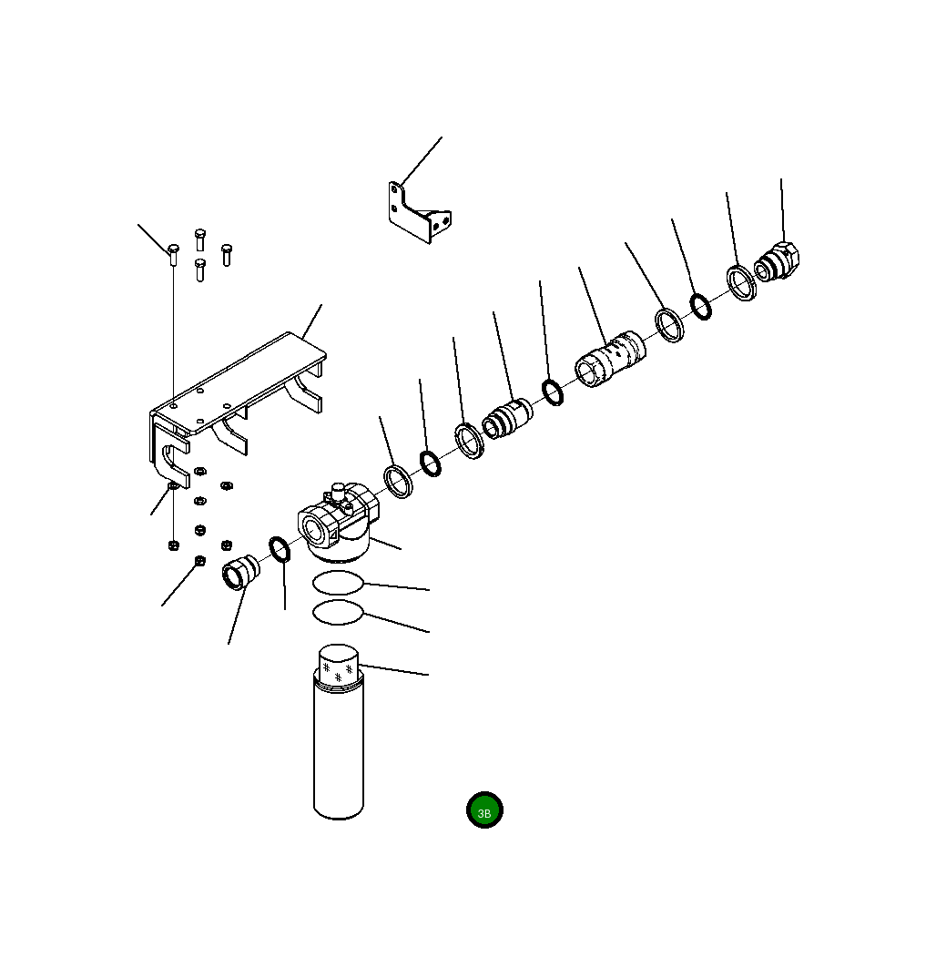 Кольцо уплотнительное (O-Ring) 20Y-965-B740 Komatsu